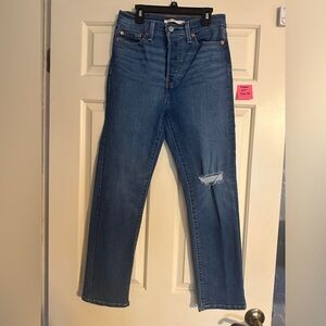 Women's Levi’s Straight Leg Ankle Jeans Size 28